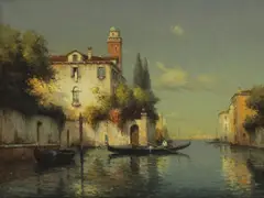 Antoine Bouvard, Untitled, oil on canvas 46 x 62cm