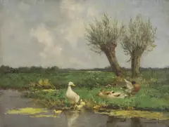 Untitled by Constant Artz, oil on canvas 30.5 x 39.5cm, sold Jun 2024