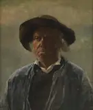 Otto Hagborg, Untitled, oil on panel 38 x 33cm