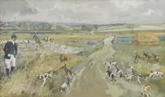 Michael Lyne, Untitled, watercolour and bodycolour 29 x 46cm Provenance: With Frost & Reed.