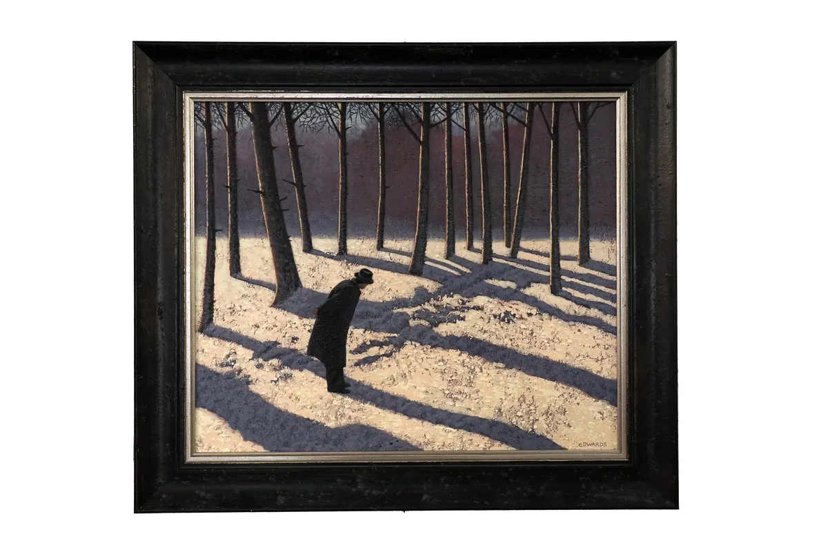 Mark J. Edwards, Watching the Shadows, oil on canvas