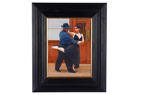 Andrew Fitzpatrick, El Tango ya Termina, oil on canvas