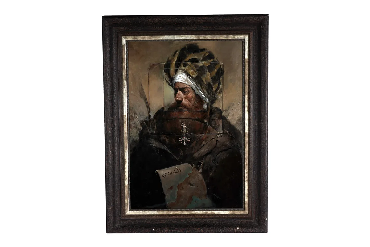 Ignacio Trelis, Barbarossa, oil on board