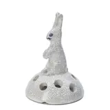 Dedham Pottery, "BUNNY" FLOWER HOLDER, glazed stoneware