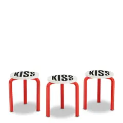 Barbara Kruger, Untitled (Kiss) (3 works), 2019