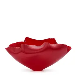 Toots Zynsky, "BACCA MIZIMAH", first quarter 21st century, filet de verre fused and thermo-formed glass threads, signed "Z" on underside, ht