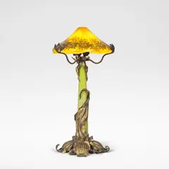 'Umbel' table lamp by Émile Gallé, circa 1900, Cased glass with cameo shade, offered Jun 2026