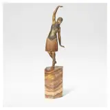Demetre Chiparus, 'Dancer of Lebanon', circa 1925, Gilt bronze