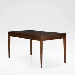 Severin Hansen, for Haslev Mobler, Mahogany, the rectangular top over four frieze drawers, raised on tapering supports