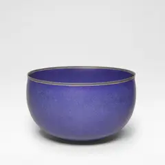 Alev Ebüzziya Siesbye, Bowl, 1988, Stoneware, Lapis lazuli blue glaze