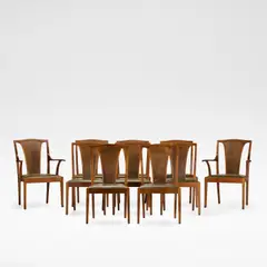 Edward Barnsley, Set of ten dining chairs, circa 1980