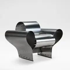 Ron Arad, 'Well Tempered Chair', designed 1986, Stainless steel and wingnuts, of four piece construction