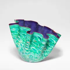 Dale Chihuly, Comet Blue Macchia, 2000, Handblown glass