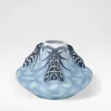 Christian Thomsen, for Royal Copenhagen, circa 1900, Porcelain, modelled in high relief with decoration of tiger moths