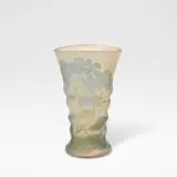 'Hortensias' vase by Établissements Gallé, circa 1910, Cameo glass, acid-etched and decorated with hydrangea flowers and foliage, over a purple, brown and clear frosted ground, offered Mar 2026