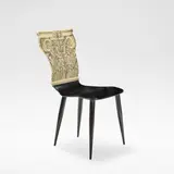 'Capitello Corinzio', chair, designed 1955 by Piero Fornasetti, Plywood, sold Mar 2026