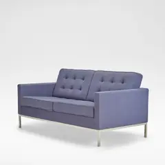 for Knoll International by Florence Knoll, Chromed steel and wool upholstery, sold Mar 2026