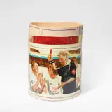 Philip Eglin, 'Hands off Berbatov', 2008, Earthenware, peach and cream slips with transfer printed and painted decoration in brown, black, red and blue
