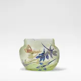 Émile Gallé, 'Iris et au Papillon' bowl