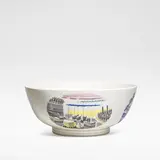 Eric Ravilious, 'The Boat Race Bowl', circa 1938, Glazed earthenware, the exterior with three panels depicting three stages of a boat race
