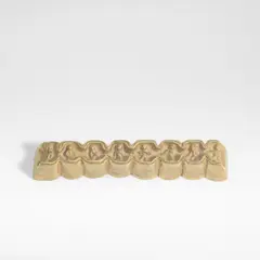 Presse-papier by Line Vautrin, circa 1950, Gilt-bronze, intaglio modelled with eight figures in frieze-style band, sold Dec 2025