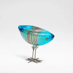 'Pulcino', bird sculpture, model no. S190 by Alessandro Pianon, circa 1963, Hand blown and formed glass, sold Dec 2025