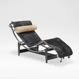 Le Corbusier, Pierre Jeanneret, Charlotte Perriand, Chromium-plated tubular steel, painted steel, hide, leather