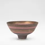 Lucie Rie, Footed bowl, circa 1978, Porcelain