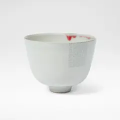 Rupert Spira, 'Poem' bowl, Stoneware, pale blue celadon glaze with soft speckle and copper red drips to interior rim
