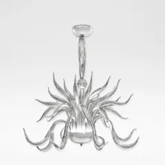 Massimo Micheluzzi, Chandelier, circa 2009, Blown silvered glass
