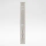 Peter Collingwood Obe, 'M.84 NO.128', microgauze wall hanging, Woven cream and black linen on steel