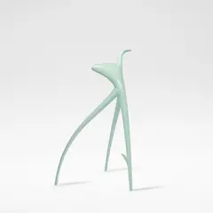 Philippe Starck, 'W.W.' stool, designed 1990, Sandcast and enamelled aluminium