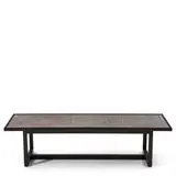 Coffee Table, Model 1322 by Harvey Probber and Arpad Rosti, engraved pewter and ebonized mahogany, unmarked, sold Mar 2026