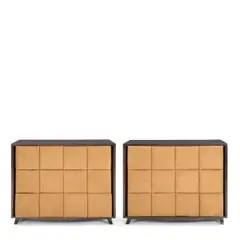FOR HERMAN MILLER by Gilbert Rohde, mahogany, ultrasuede upholstery, incised '32 A' to back, sold Mar 2026