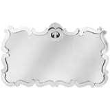 Regency Moderne, Mirror, beveled mirror glass, plywood, unmarked