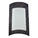 Maitland-Smith Ltd, Mirror, tessellated ox horn, brass, beveled mirror glass, wood, maker's foil label 'Handmade in Philippines Designed by Maitland Smith Ltd'
