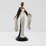 Erté, 'Fireleaves', cold-painted bronze