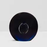 Timo Sarpaneva, Blue Lancet, blown, cut and polished glass, incised 'Timo Sarpaneva, Iittala -57' on underside