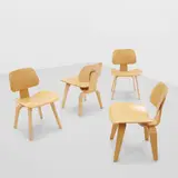 Charles Eames and Ray Eames, Four 'LCW' Chairs