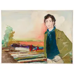 Ira Yeager, K (Portrait of a Man in Landscape)