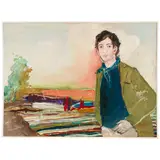 Ira Yeager, K (Portrait of a Man in Landscape)