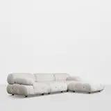 'Camaleonda' Sofa by Mario Bellini, for B&B Italia, upholstery, plastic, steel, each element with B&B Italia tag on underside, offered Jul 2026