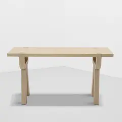Belier Console Table by Christian Liaigre, cerused oak, sold Jul 2026