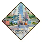 Ben (Robert Benjamin) Norris, City as Landscape (City Series No. 13), oil on linen