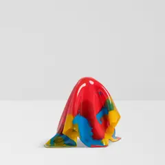 Gaetano Pesce, 'Multicolor Rug' Lamp, for Fish Design, cast resin, steel hardware, marked 'FISH DESIGN 26'