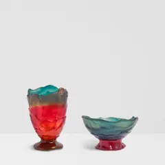 Gaetano Pesce, 'Big Collina' Bowl and 'Twins C' Vase