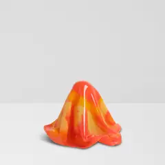 Gaetano Pesce, 'Yellow and Red Rug' Lamp, for Fish Design, cast resin, steel hardware, marked 'FISH DESIGN 13'