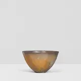 Gertrud and Otto Natzler, Bowl, glazed earthenware, signed 'NATZLER' on underside, numbered 'F183' and dated '1954' by another hand