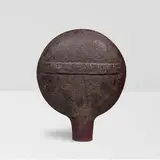 Otto Natzler, Untitled (Crater-Glazed Banded Disc)