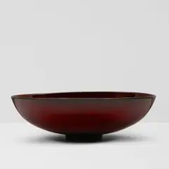 James Lovera, Bowl, glazed earthenware, incised 'lovera' on underside
